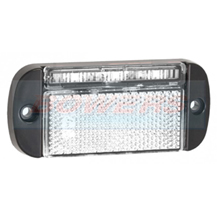 LED Autolamps 44WME 12v/24v White LED Reflective Front Marker Lamp/Light